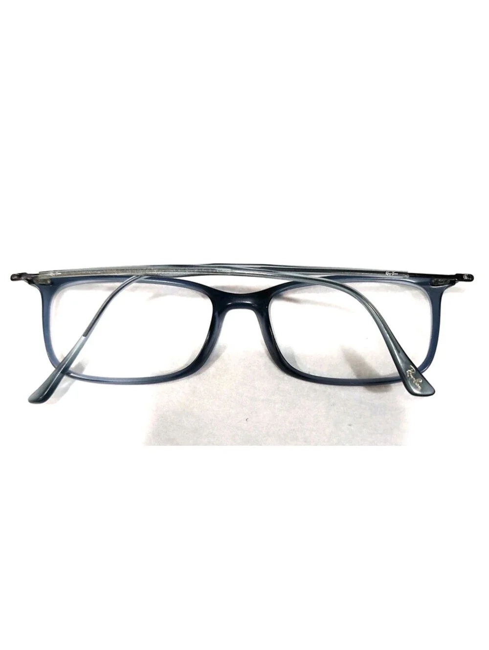 Ray Ban RB7031 5400 Blue Rectangle Eyeglasses 55-17 145